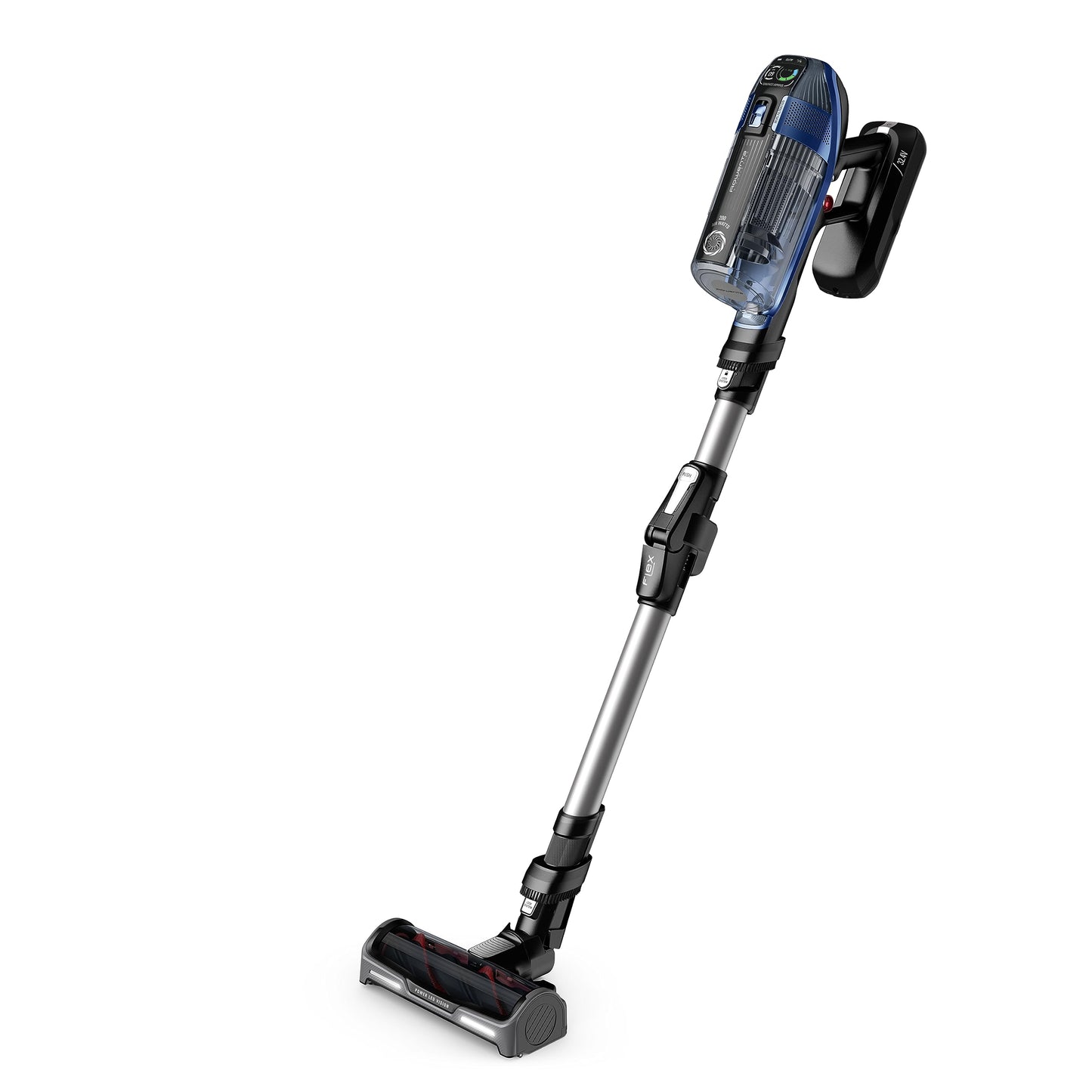 Rowenta Xforce Flex 14.60 Aqua – Aspirador sin cable 480 W 2 en 1 con fregado y tubo flexible