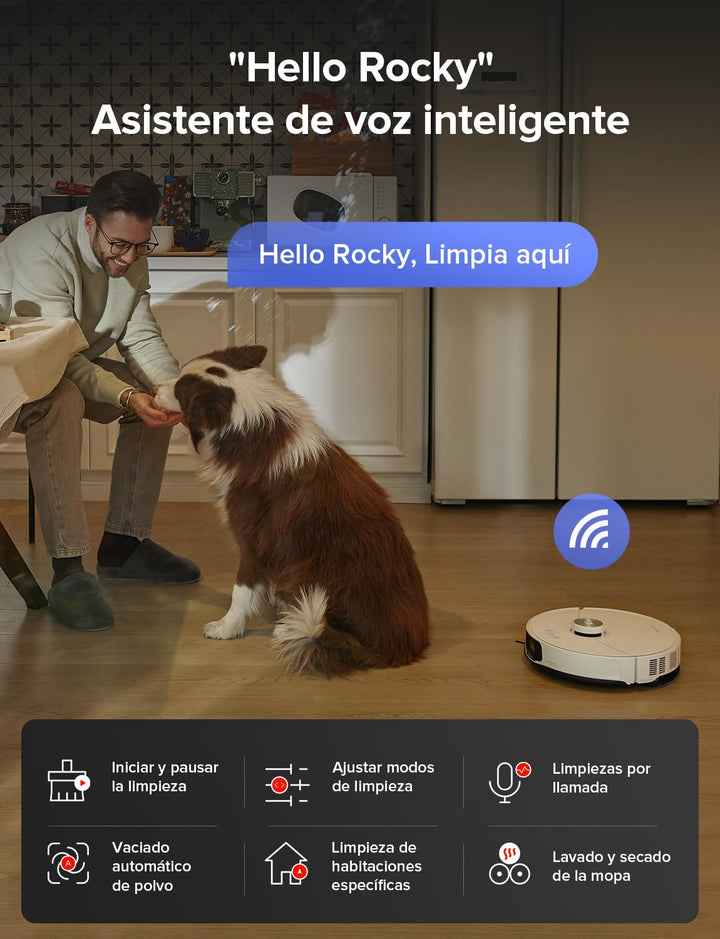 Roborock S8 MaxV Ultra – Robot aspirador 10.000 Pa con fregado, base todo en uno y AI 2.0