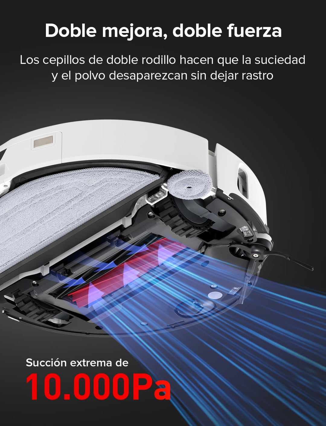 Roborock S8 MaxV Ultra – Robot aspirador 10.000 Pa con fregado, base todo en uno y AI 2.0