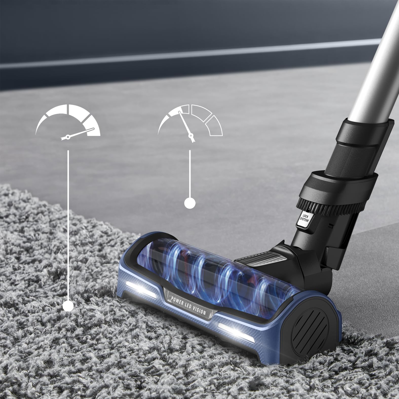Rowenta Xforce Flex 14.60 Aqua – Aspirador sin cable 480 W 2 en 1 con fregado y tubo flexible